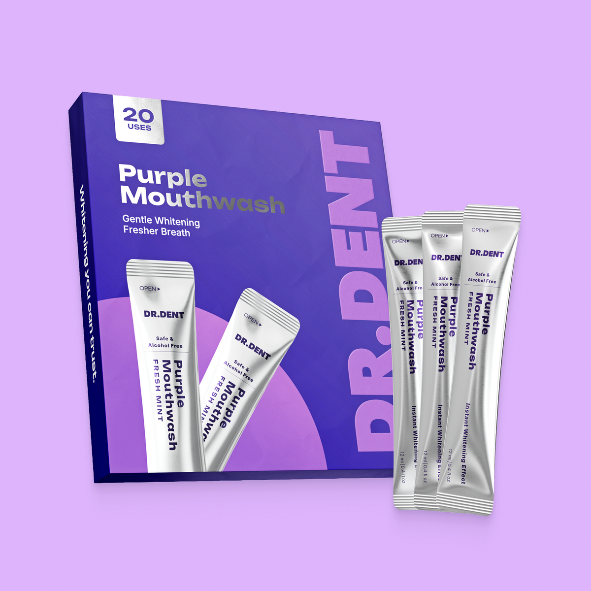 Violet Color-Correcting Mouth Rinse